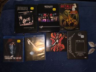 Lot of Metallica DVDS (movies) read description