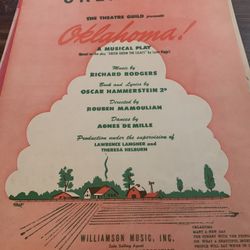 Vintage Sheet Music Oklahoma!
