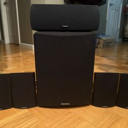 Definitive Technology ProCinema60 5.1 Speaker System W/Mounts (Like New) 