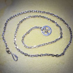 23 inch 925 Sterling Silver necklace 