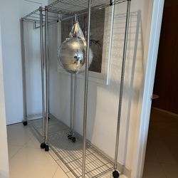 Metal Clothing Rolling Racks