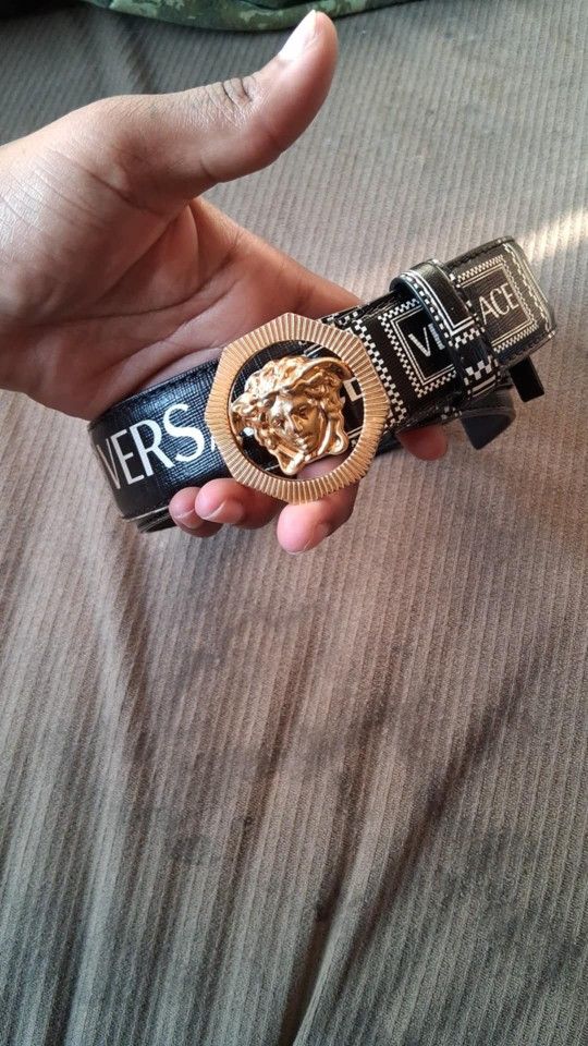 Versace Belt And Gucci Hat