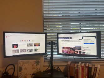 2 acer 22” monitors. VGA and DVI Model V246HQL