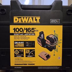 Dewalt 20V Cross line 5 Spot Combo Laser Kit w/ Battery By Dewalt DCLE34520G