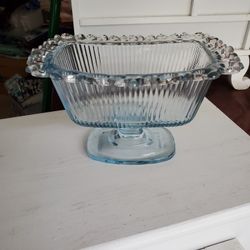 Older Pastel Blue Candy Dish