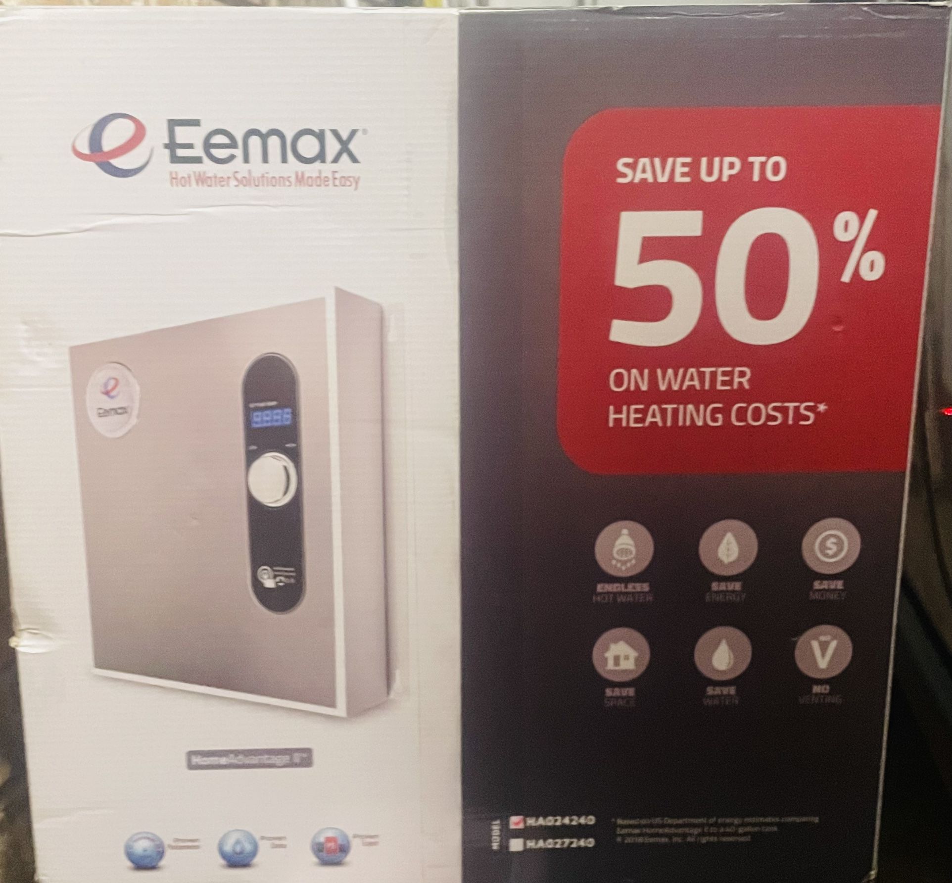 Eemax HA024240 HomeAdvantage II Residential Electric Tankless Water Heater