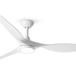 Ceiling Fans with Lights,Large Airflow 52inch Modern Ceiling Fan with Quite Reversible