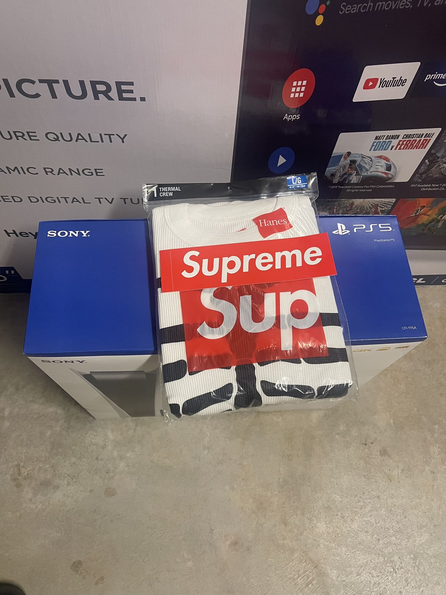 Supreme Bones Thermal Crew Shirt And Pants