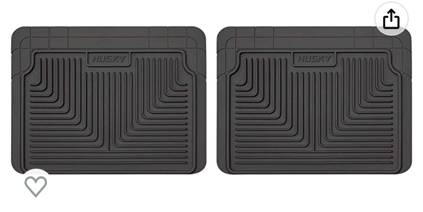 Huskey Heavy Duty 2nd Or 3rd Seat Floor Mats For Acura