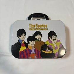 The Beatles Yellow Submarine Collectible Tin Metal Lunchbox Vandor 1999 