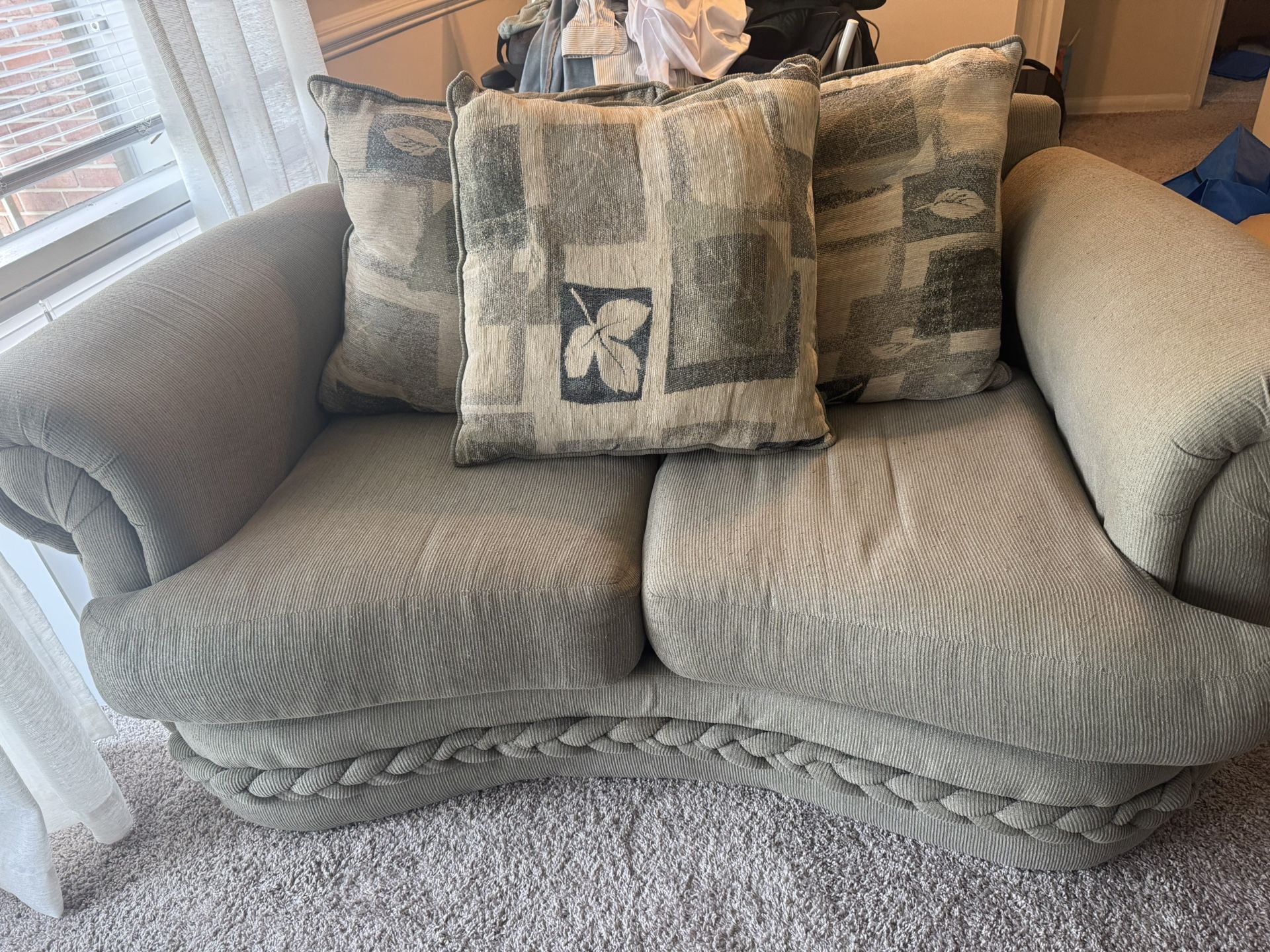Light Green Loveseat
