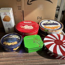 Cookie,candy And Sewing Tins 
