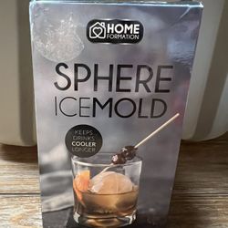 New Pack Of 2 Sphere Ice Molds
