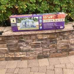 13’ X 9’ Screen Gazebo used One Time And Back to Storage