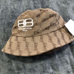 Brown Bucket Hat 