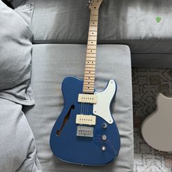 Fender Squier Paranormal Cabronita Telecaster Lake Placid Blue Electric Guitar