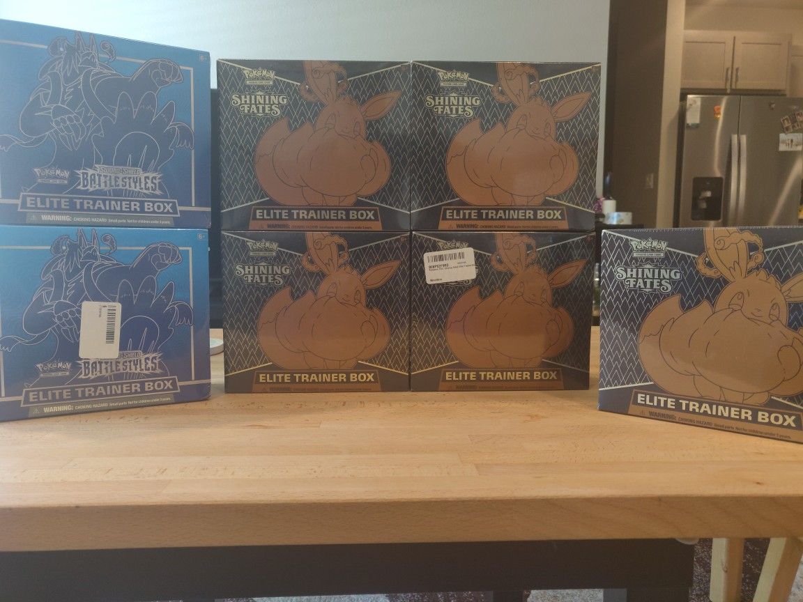 Pokemon Shining Fates ETB + Battle Styles ETB