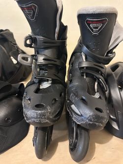 rollerblades and accessories