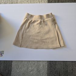 Girls uniform skirt khaki