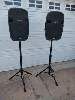 PYLE BLUETOOTH  SPEAKER SET 12 " EXCELLENT CONDITION LIGHTLY USED