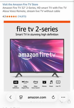 32 inch Amazon Fire TV with Remote