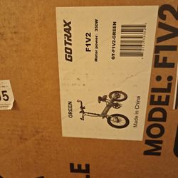 Gotrax f1 V2 Ebike Brand New