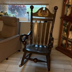 Old 1976 rocking chair