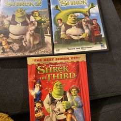 Shrek DVD’s 