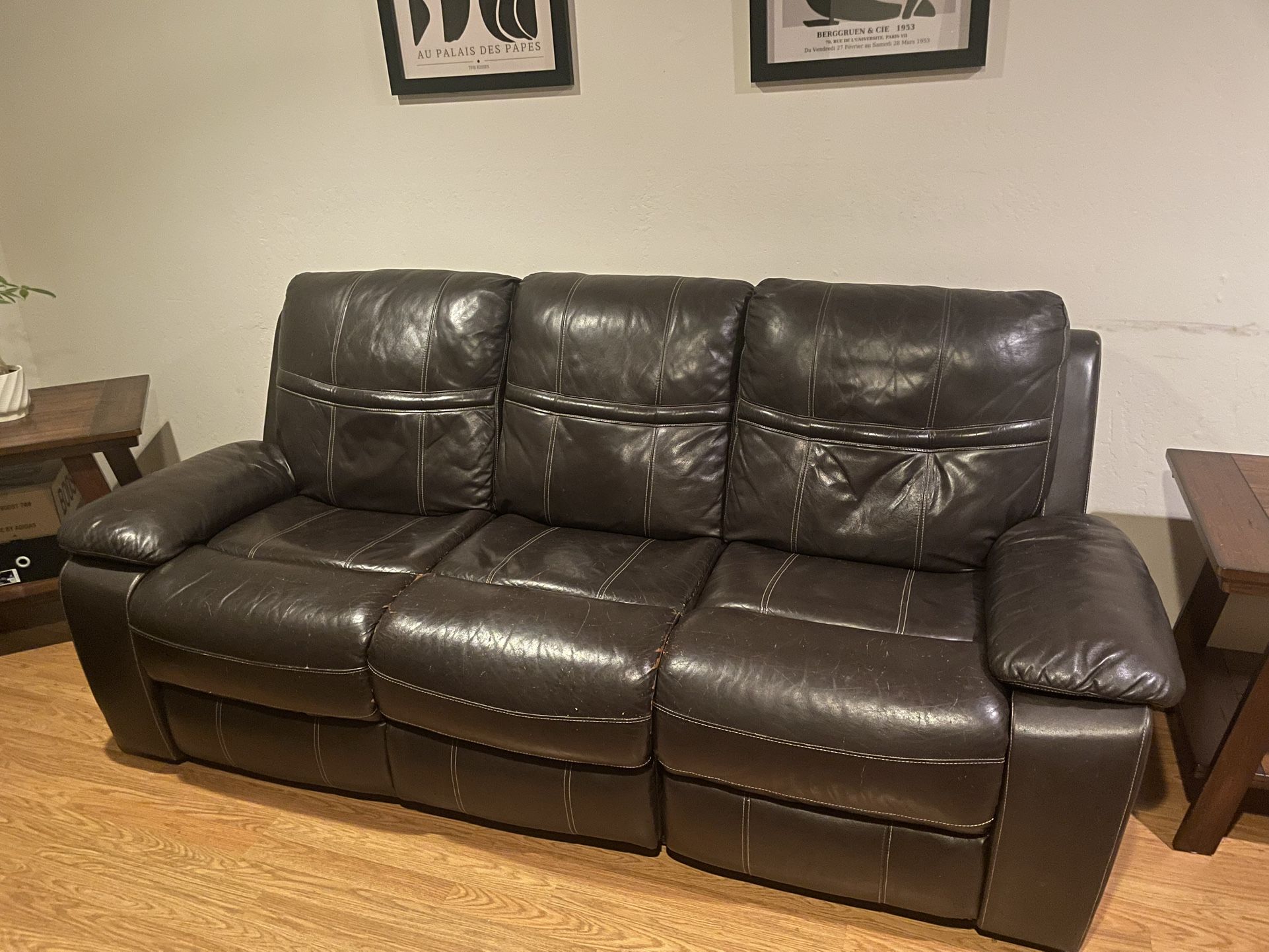 leather couch