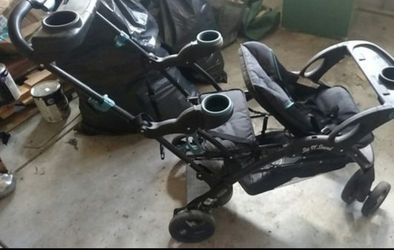 2 child stroller