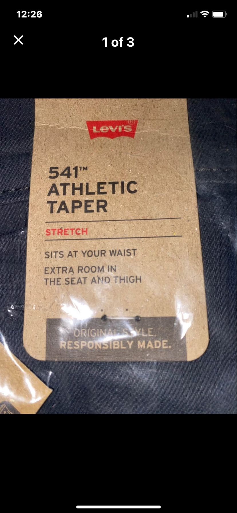 Levi’s 541 Athletic Taper Jeans 36x32