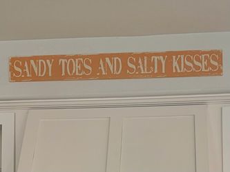 Beach sign