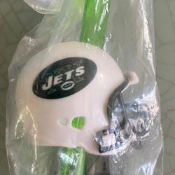 **NEW**Rare Official NFL NY Jets Helmet Drinking Straws ●ONLY 3 LEFT●