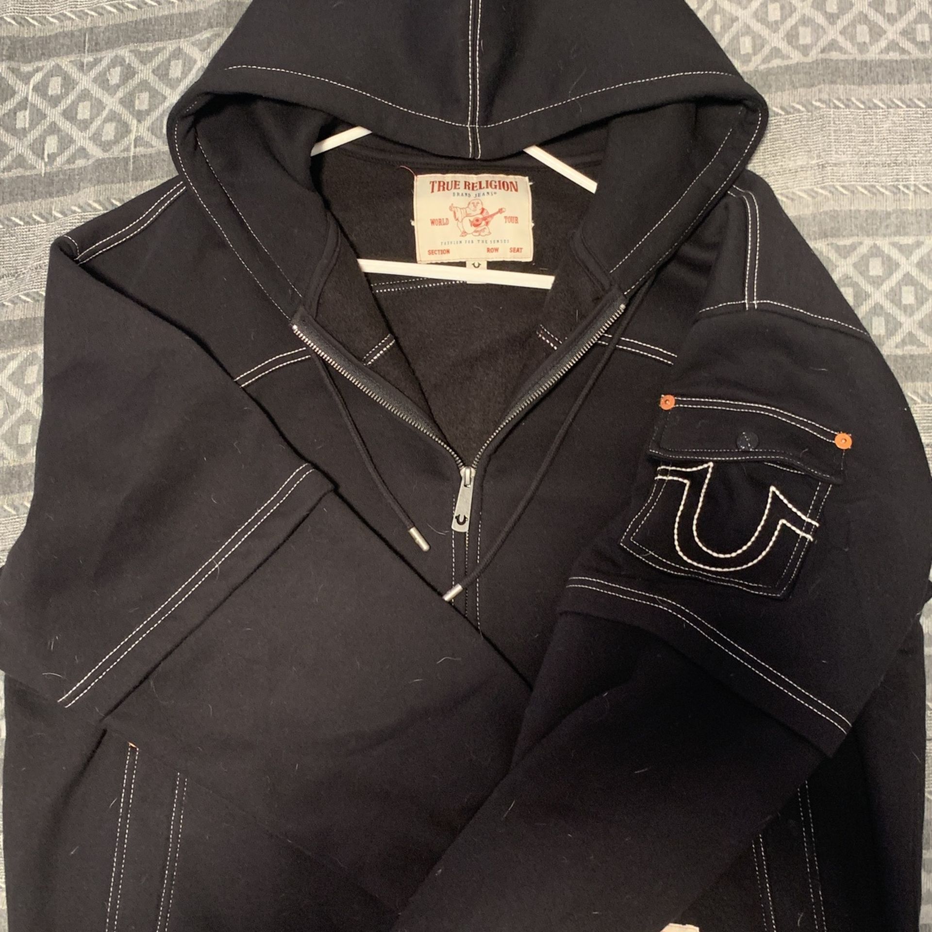 TRUE RELIGION Zip Up Hoodie