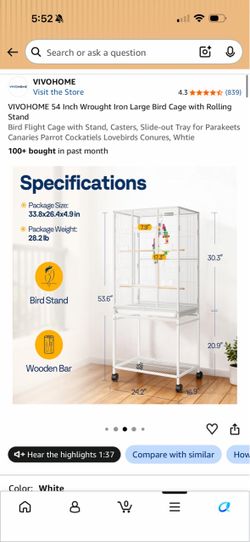 Bird cage