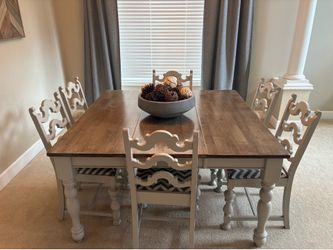 Dining and Six Chairs