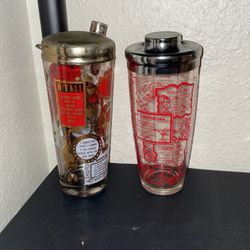 Vintage Glass Shakers 