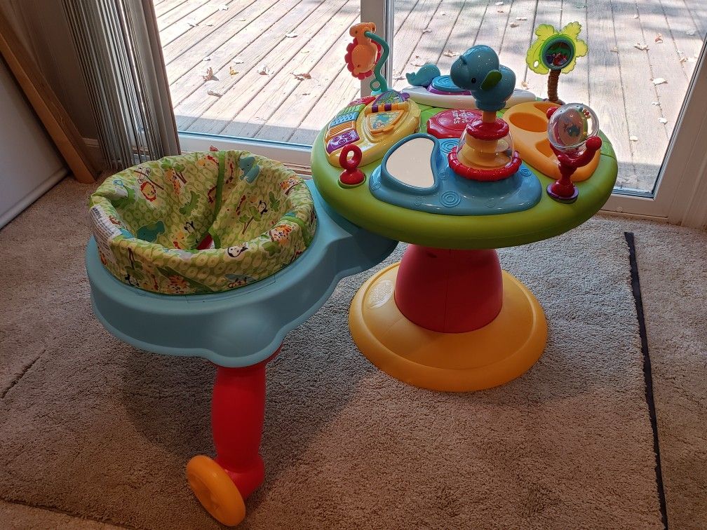 3-in-1 Around we go activity center