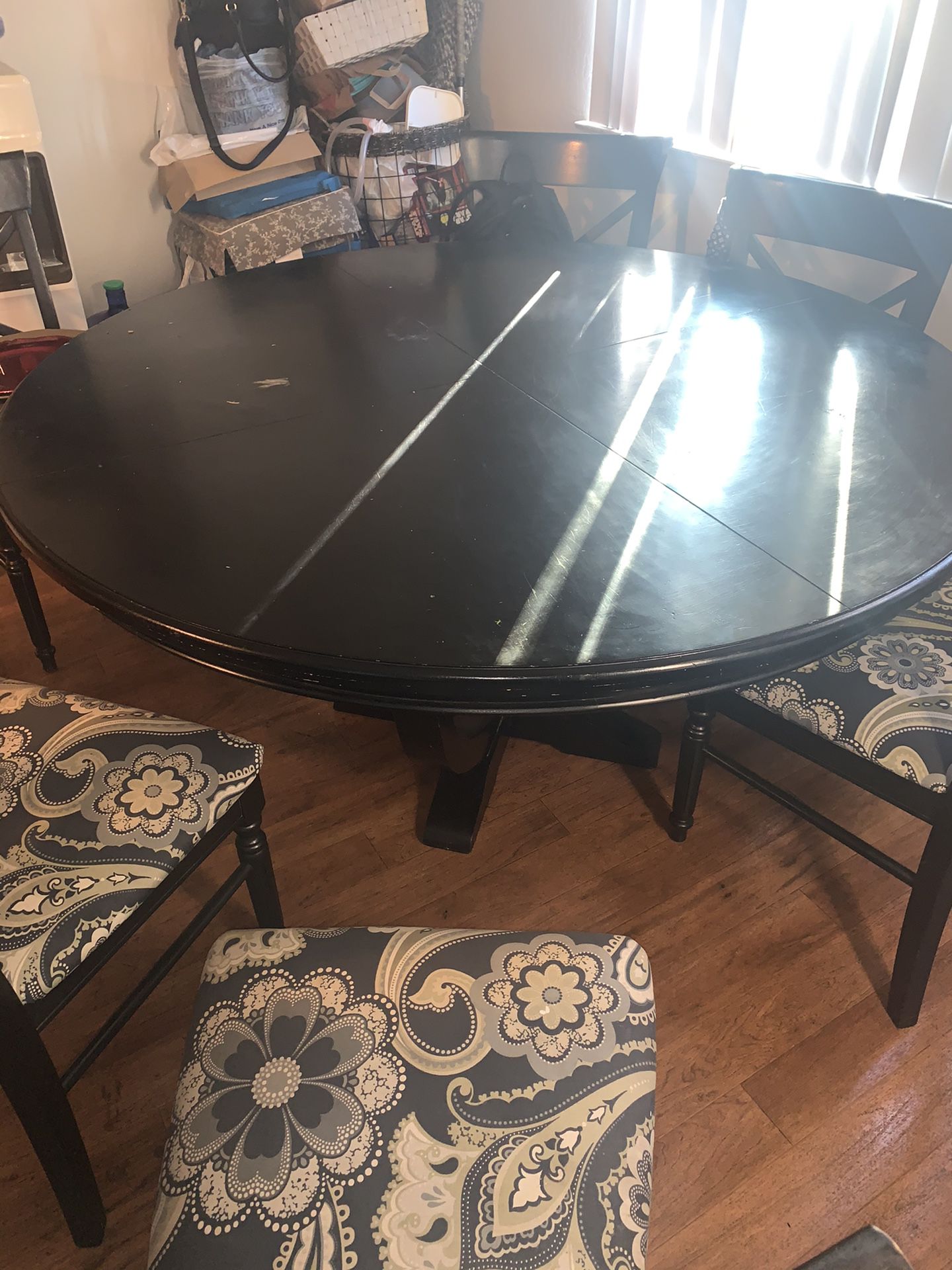 100% wooden big round table for 6 people(table only)