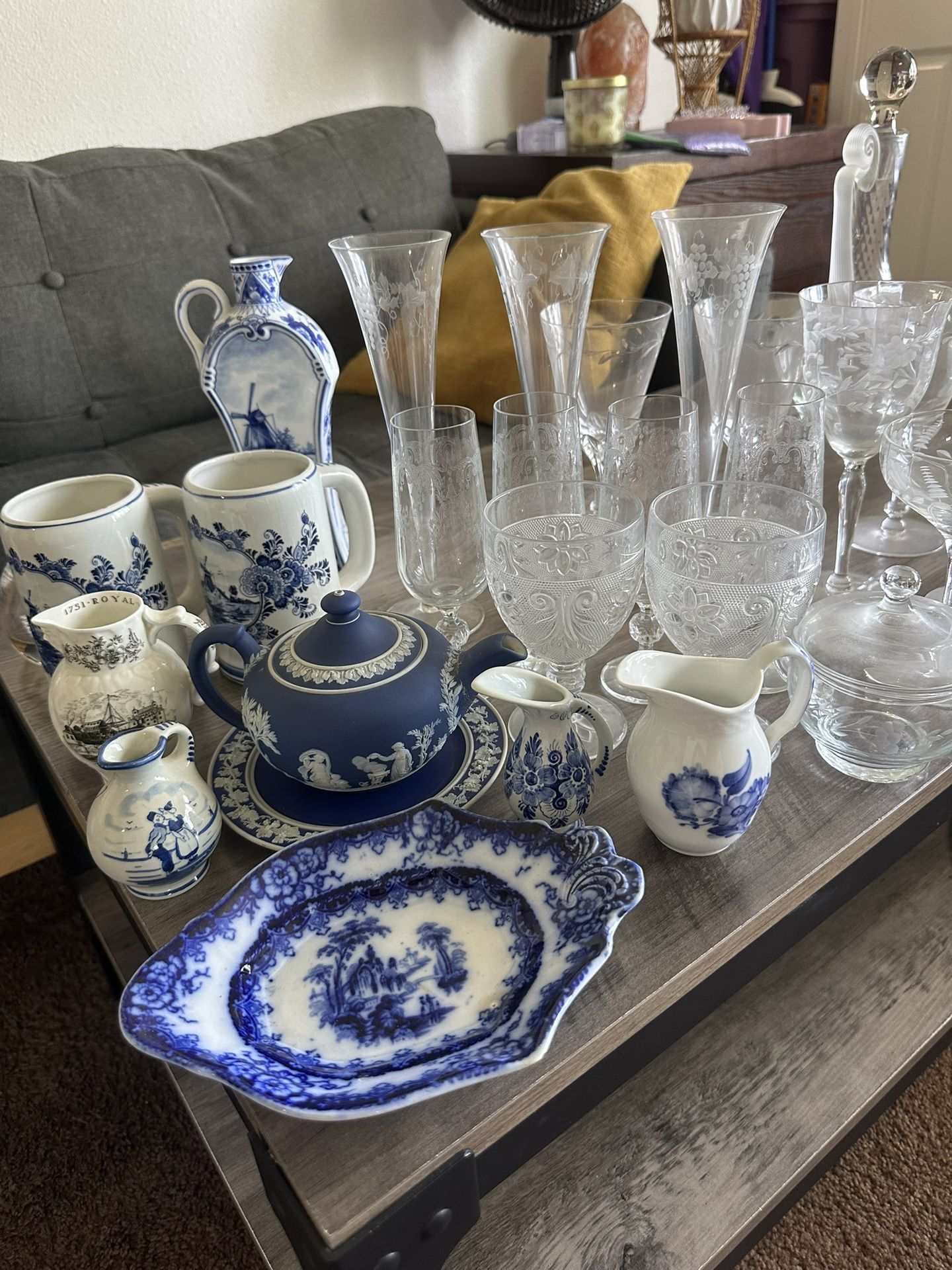 Vintage China & Glassware Set