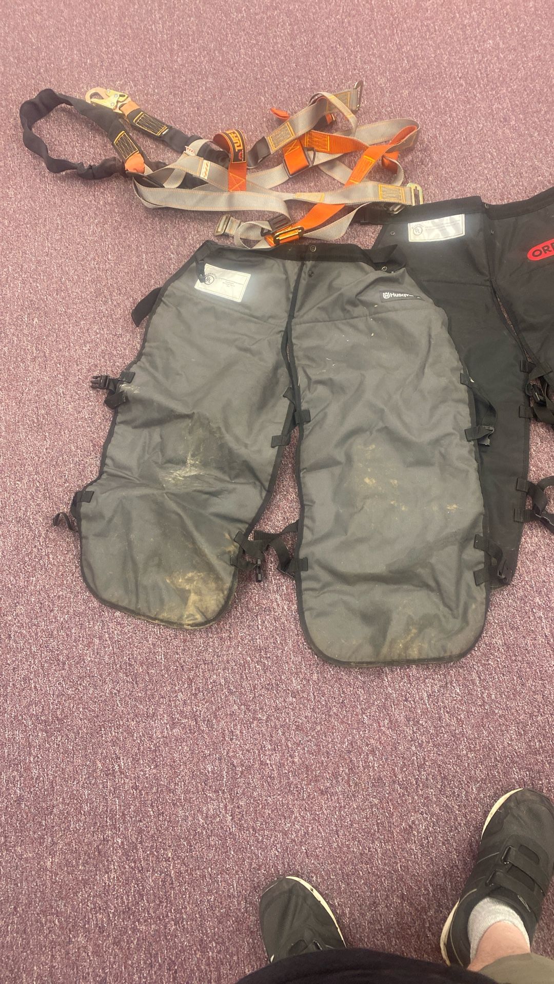 Chainsaw Chaps And Safety Harness