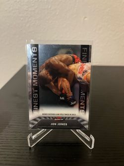 2013 Topps Finest Jon Jones Finest Moments FM-19 UFC Champion Card