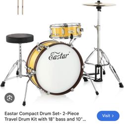 Brand new Eastar 3 Piece Drum Set - Model EDS 680
