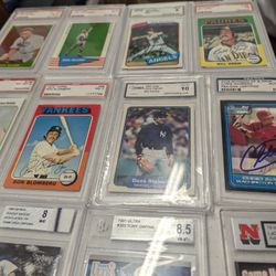  Baseball Cards  Graded Willing To Work With Price