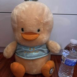 piyo piyo duck plush with music + tag