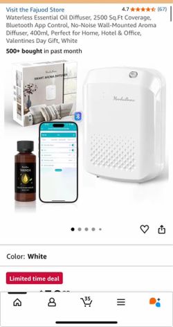 Brand New Smart Waterless Essential Oil Diffuser