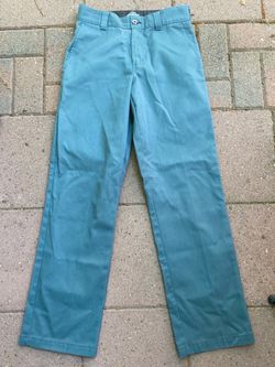 Dickies Skateboarding Pants Regular Fit Mens size 29x32 Teal Color