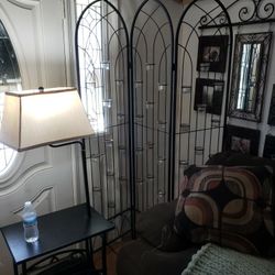 Room Divider  With Tea Lights , Rought Iron 