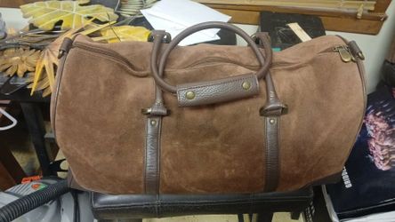 Vintage Marlboro Leather Duffle Bag