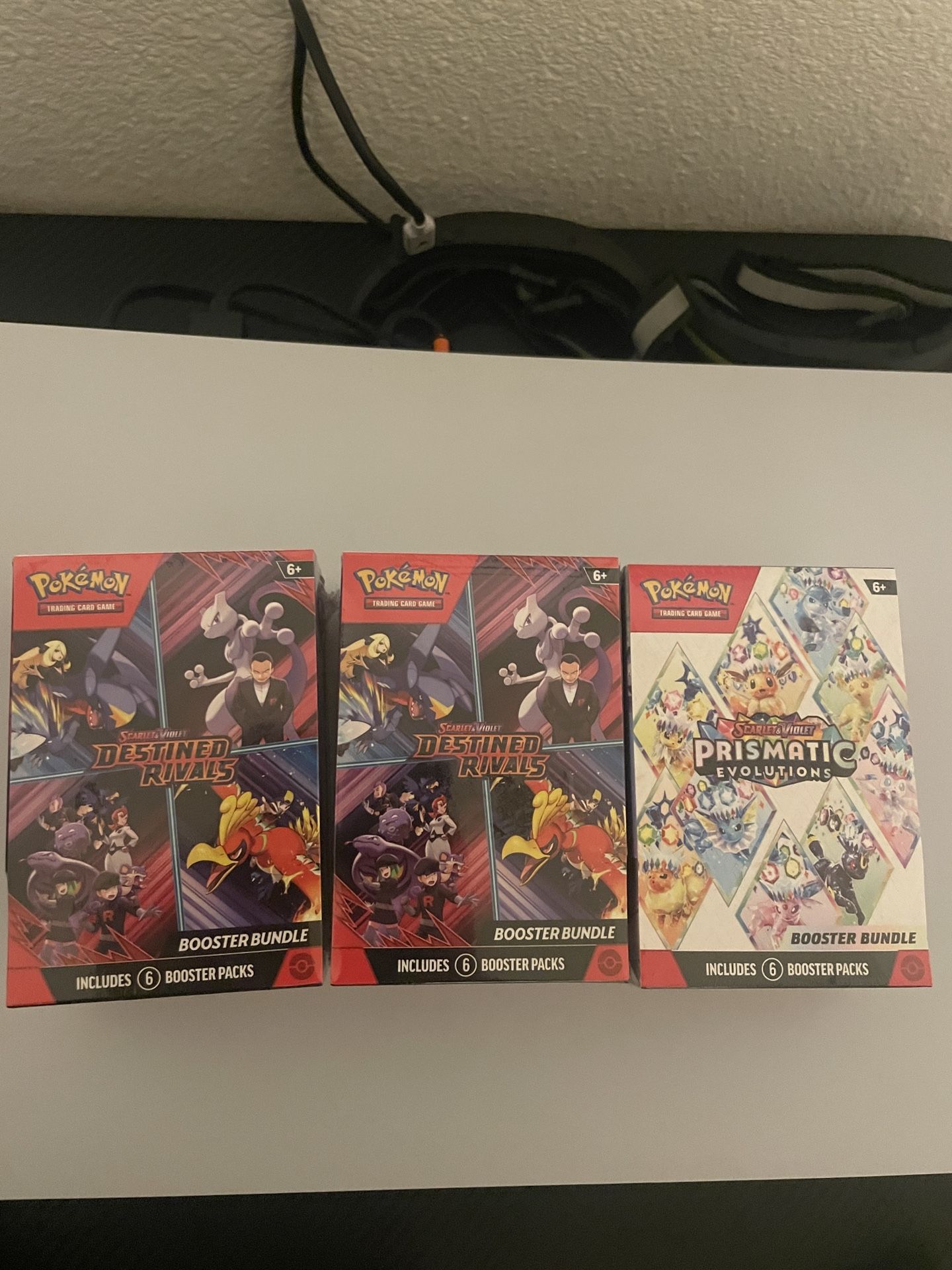 Pokemon Booster Bundles Destined Rivals And Prismatic Evolution
